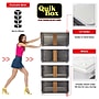 Dbest Quik Box Premium Large Stackable Folding Plastic Storage Bin, 15" x 15"x 15", White (01-976)~#|#~D1337086-2776-4A41-86E0AE4A0E76858D_sc7