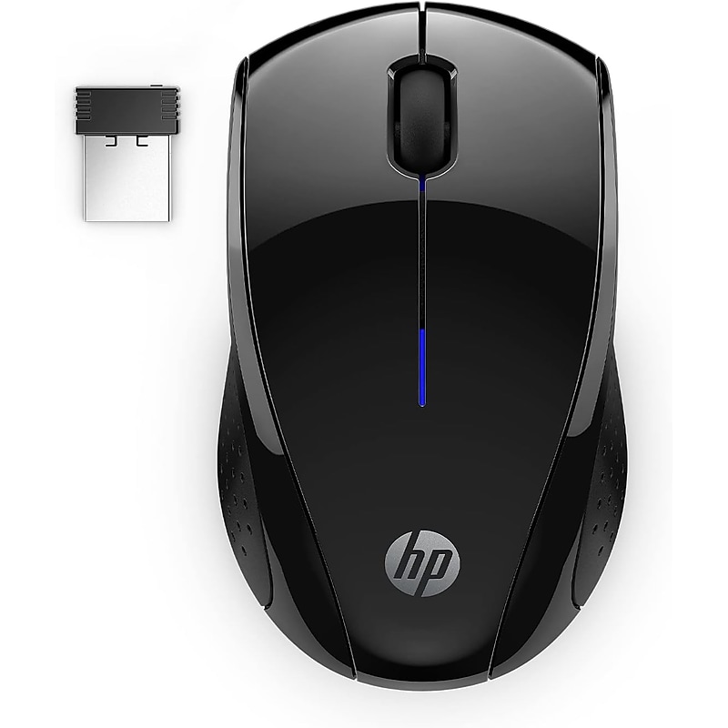 HP X3000 G3 Wireless Ergonomic Ambidextrous Optical Gaming Mouse, Black (683N7AA#ABL) image 1