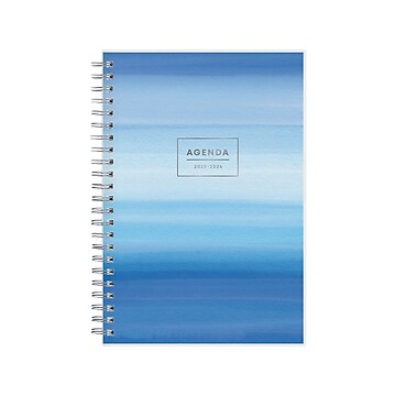 2023-2024 Blue Sky Chanson 5" x 8" Academic Weekly & Monthly Planner, Blue (128694-A24)