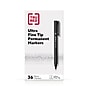 TRU RED™ Pen Permanent Markers, Ultra Fine Tip, Black, 36/Pack (TR54546)~#|#~D136BC14-DB6E-4882-B76B468FCB9B1266_sc7