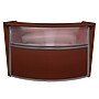 Regency Marque 72"W Curved Reception Desk Workstation, Mahogany (77310MH)~#|#~D1374B71-F3FB-4ECA-B0F8A01833D390BC_sc7