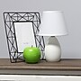 Simple Designs 9.45" LED Table Lamp, Off White (LT2009-OFF-LB)~#|#~D13A1163-7562-43B0-A02FDA17FEF4DB4E_sc7