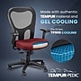 Tempur-Pedic Ergonomic Fabric/Mesh Swivel Task Chair, Burgundy/Black (TP9000-C-BURG)~#|#~D13A9AAB-D4D3-4062-BC0C3C3AFA4CD82F_sc7