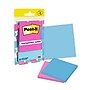 Post-it Transparent Super Sticky Pop-up Notes Combo Pack, 2" x 2", Pink/Blue, 36 Sheet/Pad, 2 Pads/Pack (600-2COL)~#|#~D13C6746-C4DA-4B22-AEA1B21A2AF92052_sc7