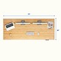 FlexiSpot E7 Commercial 72''W Electric Adjustable Standing Desk, Bamboo/White (E7WCOM7230-LBZB)~#|#~D13EC5F1-1B7A-4754-A78EAD892F1D8DFC_sc7