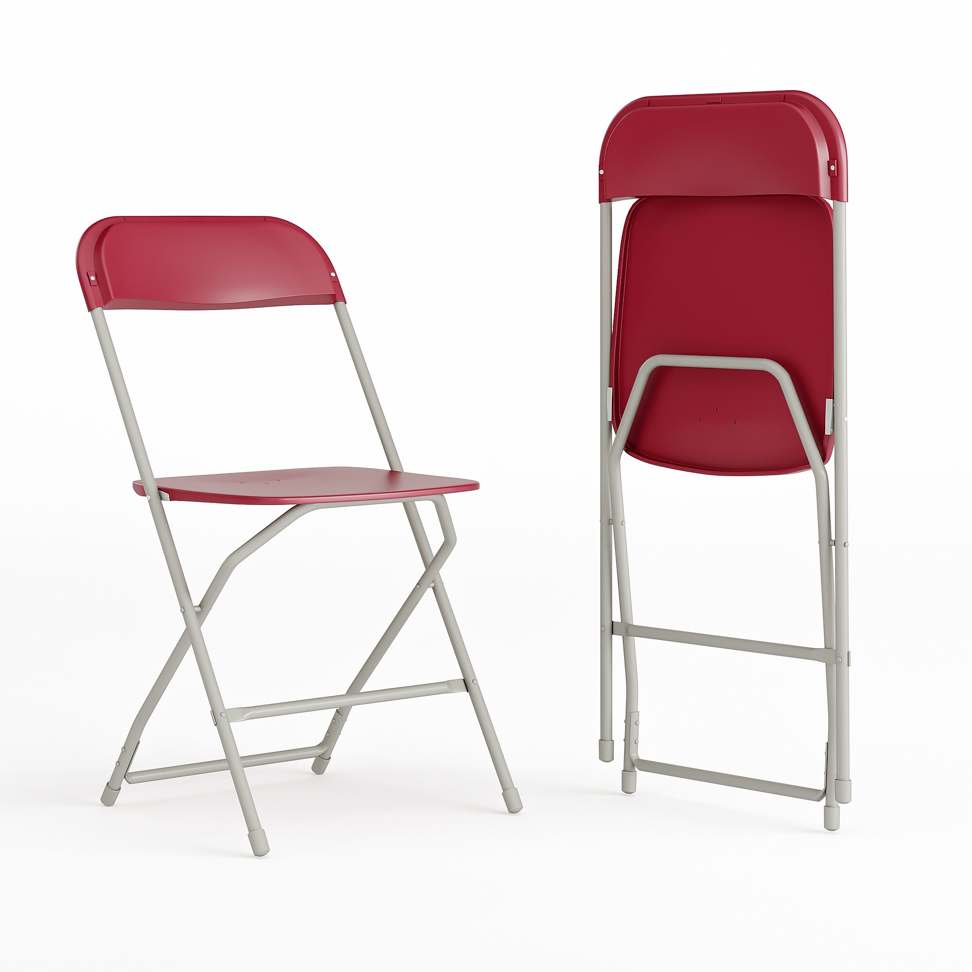 Flash Furniture HERCULES Plastic Folding Chair, Red, 2/Pack (2LEL3RED) Sansujyuku sansujyuku.com