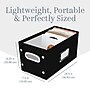 Snap-N-Store Vinyl Record Storage Container, Paperboard, Black, 2/Pack (SNS02422)~#|#~D14D7015-58D7-4E60-85F392085AB04598_sc7