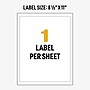 Avery UltraDuty Waterproof Laser GHS Chemical Labels, 8-1/2" x 11", White, 500 Labels/Box (60507)~#|#~D14DCDBD-665E-4736-9B6AB2D51231B881_sc7