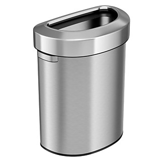 Nine Stars Stainless Steel Sensor Trash Can, 21.1-Gallon, Silver