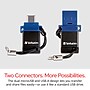 Verbatim Store 'n' Go Dual 64GB USB 3.2 Type A/C Flash Drive, Black/Blue (VTM99155)~#|#~D154DA71-E157-4C87-98F7EBCEB0E71ED5_sc7