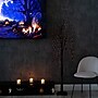 Nearly Natural 6' Pre-Lit Halloween Black Willow Artificial Fall Tree with 160 Orange and Purple LED Lights (T4755)~#|#~D158C3D0-AB20-48BE-B1977D8899E7DA0D_sc7