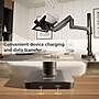 Mount-It! Laptop Desk Mount with Pole and Gas Spring Arm for 11.6" to 17.3" Laptops, Holds Up to 19.8 lbs., Black (MI-12006)~#|#~D1597ADC-E04D-4F6B-9D358AE3753B8F78_sc7