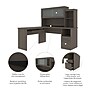 Bestar Dayton 62.6"W Laminated Wood L-Shaped Computer Desk Bundle, Bark Grey (88420-47)~#|#~D15A5295-0D8D-4A94-AFE491753B6E0741_sc7