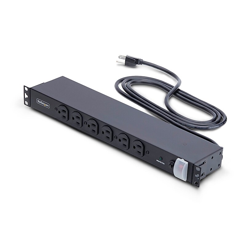 StarTech Rack PDU 120V Rack Power Distribution Unit, 14-Outlet, 1U Rack-Mount (1415B8H-RACK-PDU-SP) image 1