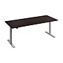 Bush Business Furniture Move 60 Series 72"W Electric Height Adjustable Standing Desk, Black Walnut/Cool Gray (M6S7230BWSK)~#|#~D15CA936-F9DF-4760-8C3B0C871B7DF0D2_sc7