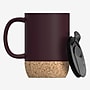 ASOBU Ceramic Travel Mug with Cork Base, 12 oz., Burgundy (SM50BURG)~#|#~D1647BA2-B44B-4997-9437B7628AA97D3B_sc7