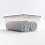 Iris 17 Quart Snap Top Plastic Snap Closure Storage Bin, Clear (500218)~#|#~D16A4C4C-A600-4687-8F1A1C80BFDDF2B3_sc7