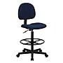 Flash Furniture Mid Back Fabric Ergonomic Drafting Stool, Navy Blue (BT659NVY)~#|#~D16CBFBE-4212-43AE-B91D5212A4CB0846_sc7