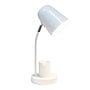 Simple Designs Sleek Essentials 15.75" LED Table Lamp, White (LT2128-WHT)~#|#~D170368B-31EC-4227-B2A0E060D6BF687F_sc7