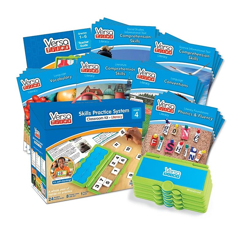hand2mind VersaTiles Grade 4 Literacy Classroom Kit (85863) image 1