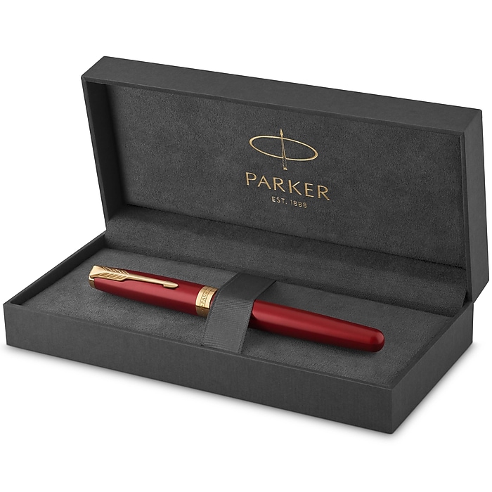 Parker Sonnet Fountain Pen, Red Ink (1931474) | Staples