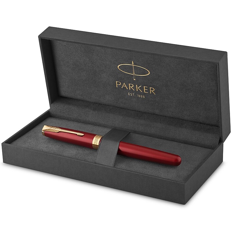 Parker Sonnet Fountain Pen, Red Ink (1931474) image 1