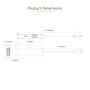 StarTech.com USB-C to HDMI/VGA/DVI Video Adapter, Male to Female, Attached 1ft Cable, 4K 60Hz/1080p (118-USBC-HDMI-VGADVI)~#|#~D1819710-E55A-45AC-86F364EAEE09FA3A_sc7