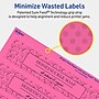 Avery Laser/Inkjet Rectangle Multipurpose Labels, 1.5" x 7.5", Bright Pink, 200/Pack (94231)~#|#~D1820D98-598C-4324-996D2B31BA9699EC_sc7