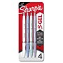 Sharpie S-Gel, Gel Pens, Medium Point (0.7mm), Assorted Fashion Barrels, Black Ink, 4 Count, (2220963)~#|#~D1893FC6-7ABD-4F90-892654CDB66DF494_sc7