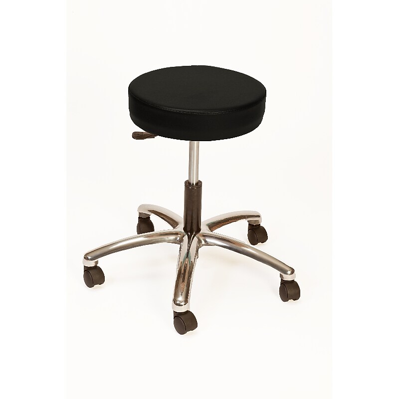 Brandt Industries Armless Vinyl Medical Stool (17421 Black) image 1