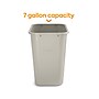 Coastwide Professional™ Plastic Trash Can, 7 Gallon, Beige (CW56430)~#|#~D192CBD6-4779-45FD-9D19DD365EE1A13D_sc7