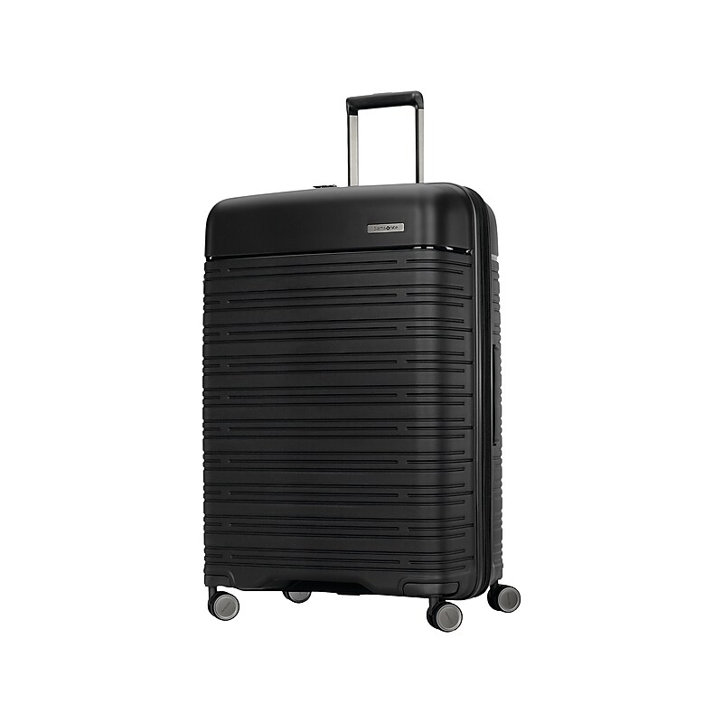 Samsonite Elevation Plus 29.5" Hardside Suitcase, 4-Wheeled Spinner, TSA Checkpoint Friendly, Triple Black  (142911-2620) image 1
