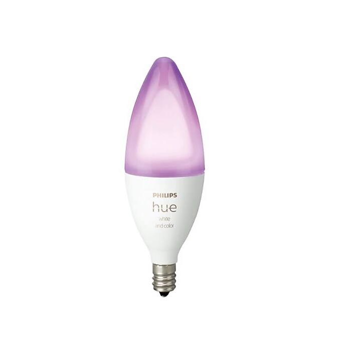 Philips Hue E12 Bluetooth Smart LED Bulb White and Color Ambiance