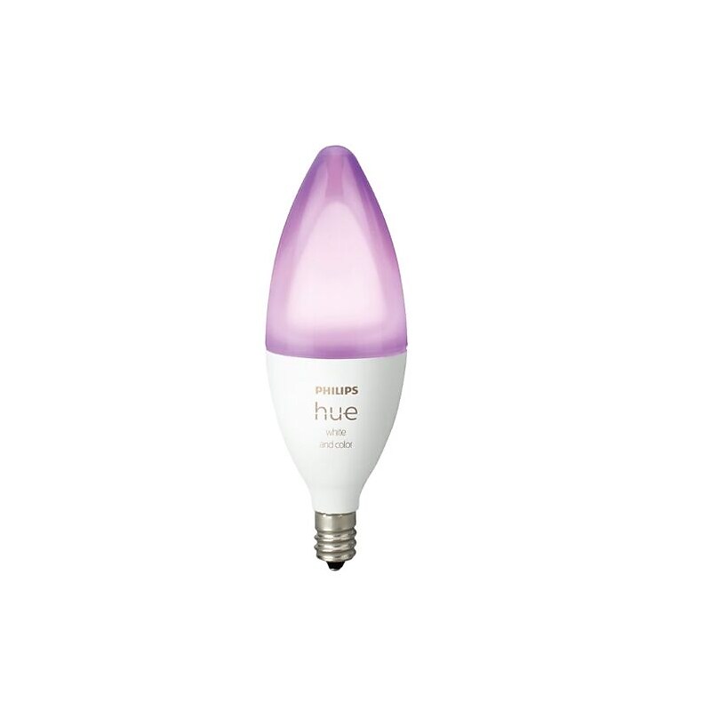 Philips Hue E12 Bluetooth Smart LED Bulb  White and Color Ambiance (556968) image 1