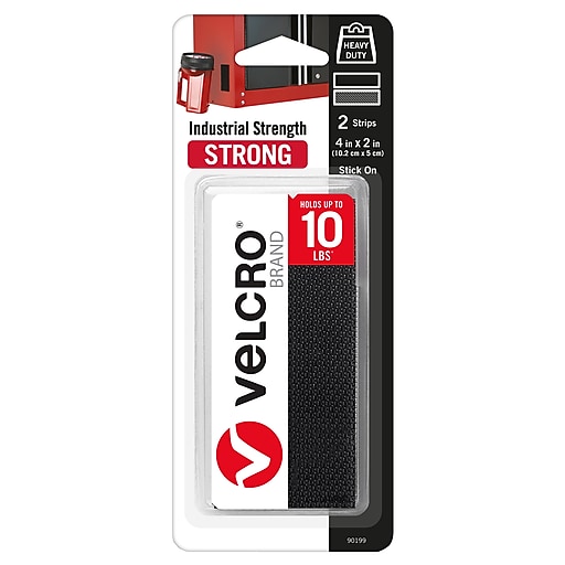 Velcro® Brand Combo Industrial Strips Pack - 2 x 15', Black S-5751 - Uline