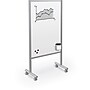 MooreCo Inklud Double Sided Magnetic Mobile Dry Erase Whiteboard, 46"H x 26"W (59080)~#|#~D1A857AA-14A6-42EE-B1E6E73AD711277B_sc7