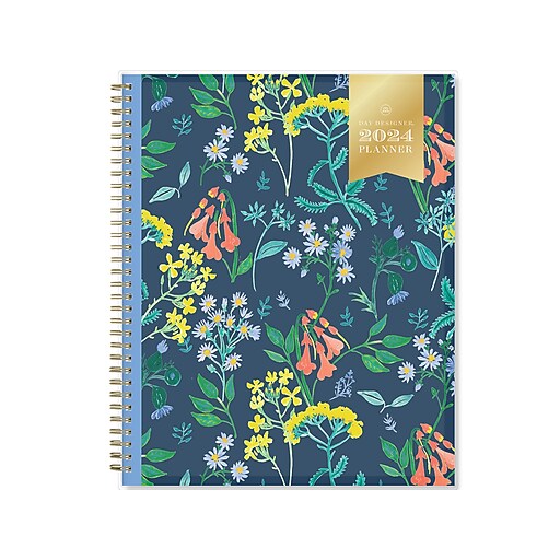 2024 Blue Sky Day Designer Meadow 8.5" x 11" Weekly & Monthly Planner