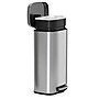 iTouchless SoftStep Stainless Steel Rectangular Step Pedal Trash Can with AbsorbX Odor Control System, 8 Gal., Silver (PC30RSS)~#|#~D1B753CB-A0A0-46D2-B0378A3498451342_sc7