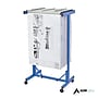 AdirOffice Metal Mobile File Cart with Swivel Wheels, Blue (615-BLU-PKG)~#|#~D1B76928-C299-4C27-A93F58235C1881AC_sc7