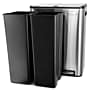 Elama Stainless Steel Indoor 2 Section Trash Can with Slow Close Lid, 8 Gallon, Silver (938122034M)~#|#~D1B7E2D7-A4B9-42AD-AB78FA49BF86D019_sc7