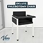 Viva Comfort Antimicrobial Phlebotomy Blood Drawing Chair, 350 lbs. Capacity, Black (ADI997-02-BLK-MK)~#|#~D1B8ADFB-716C-4C2B-9E9F5AA62BCA1601_sc7