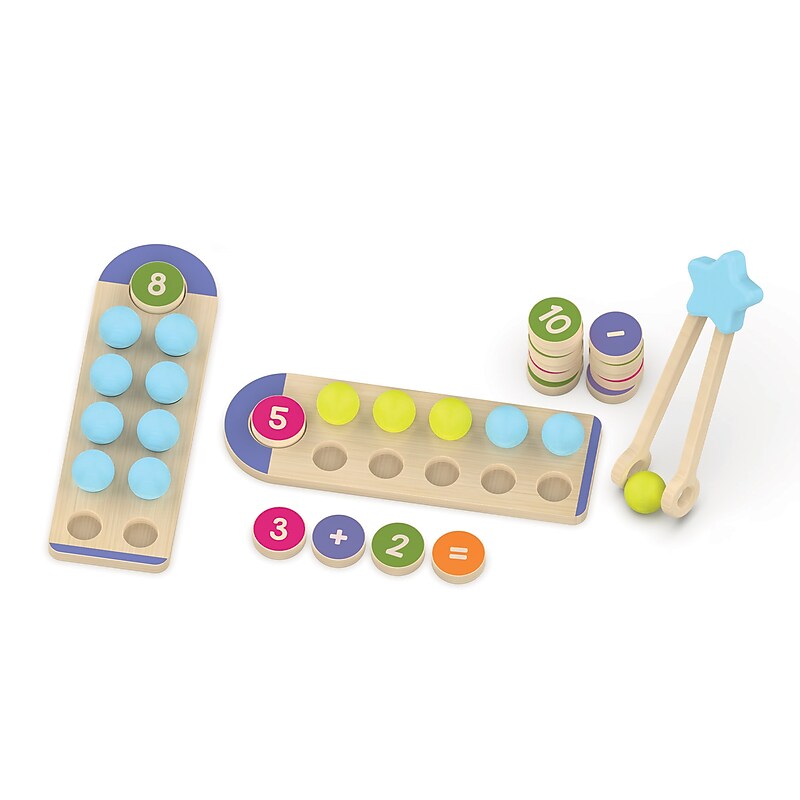 Educational Insights Count & Match Wooden Set image 1