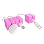 Function101 Cable Blocks Weighted and Magentic Cord Management Cable Clips, Pink,  3/Pack (F101-CBXI3)~#|#~D1C7450E-7790-4DC7-BD379A555FC5ED8C_sc7