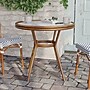 Flash Furniture Lourdes Indoor/Outdoor French Bistro Table, White/Navy (SDA64280WHNVNAT)~#|#~D1CA04EC-0AD4-4173-BFD7FC97AF91A936_sc7