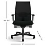 HON Ignition 2.0 Mesh/Vinyl Mid-Back Task Chair, Adjustable Arms, Black (HON12M2AMLU10TK)~#|#~D1CADEB2-6BFA-48E2-BED542CE752CABDE_sc7