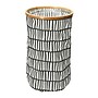 Household Essentials Krush Collapsible Laundry Hamper, Bamboo, Black and White (2272-1)~#|#~D1CC8FA3-6003-4EE9-A58DF05EE0C9F5BB_sc7