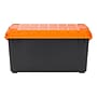 Iris 82 Quart Heavy Duty Store-It-All Latch & Lock Lid Plastic Storage Tote, Black, 2/Pack (585026)~#|#~D1CECF63-2888-4B47-92C9B9E0906DB528_sc7