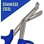 Mabis 5.5" Stainless Steel Lister Bandage Medical Shears, Blunt Tip, Blue (27-755-010)~#|#~D1CF3DC4-1AC7-46B5-BE9F2C16AD53EE1A_sc7