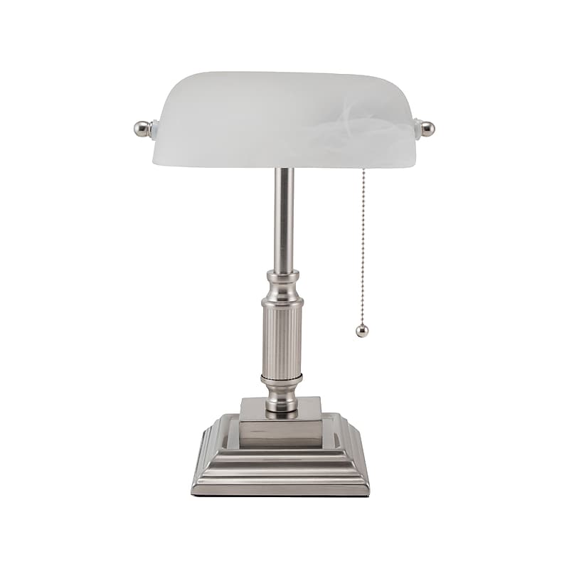 V-Light LED Desk Lamp, 14.8"H, White Brushed Nickel (8VS688029BN) image 1