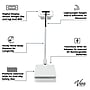 Viva Comfort Digital BMI Physician Weight & Height Scale, 660 lbs. Capacity, White (ADI904-01-MK)~#|#~D1D13030-56F4-433A-90C9A1C8F043D535_sc7